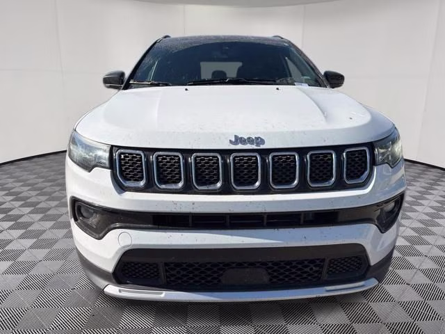 2024 Bright White Clearcoat Jeep Compass Limited 4X4 SUV