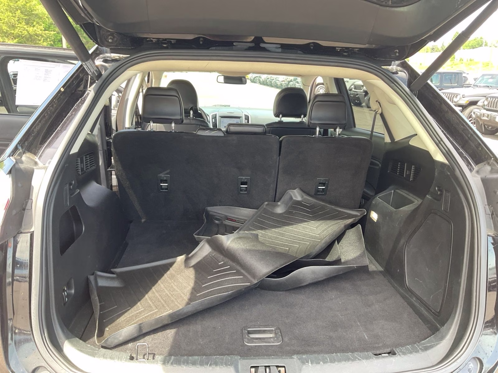2019 Black Metallic Ford Edge Titanium AWD SUV