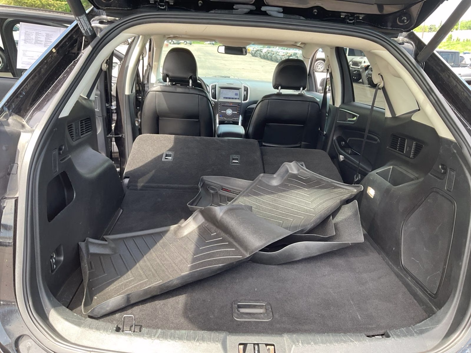 2019 Black Metallic Ford Edge Titanium AWD SUV