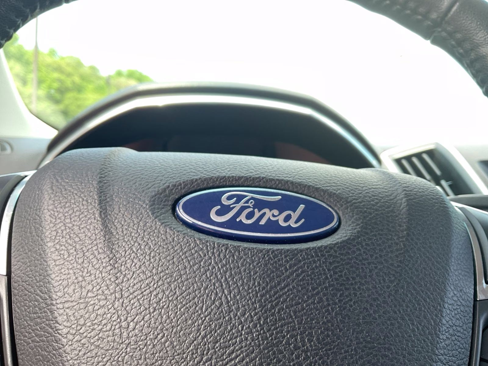2019 Black Metallic Ford Edge Titanium AWD SUV