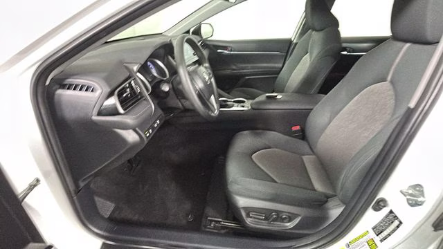 2022 White Toyota Camry Hybrid LE FWD Sedan