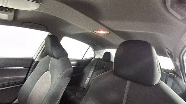 2022 White Toyota Camry Hybrid LE FWD Sedan