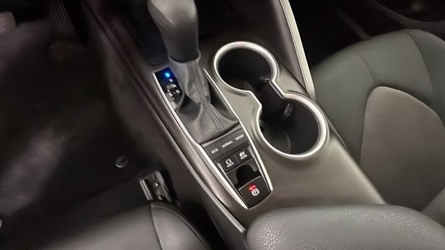 2022 White Toyota Camry Hybrid LE FWD Sedan