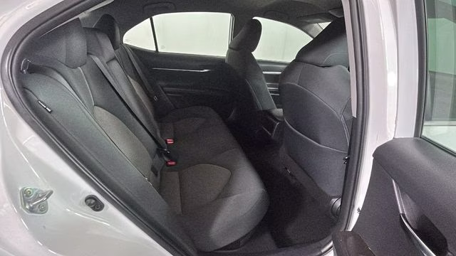 2022 White Toyota Camry Hybrid LE FWD Sedan