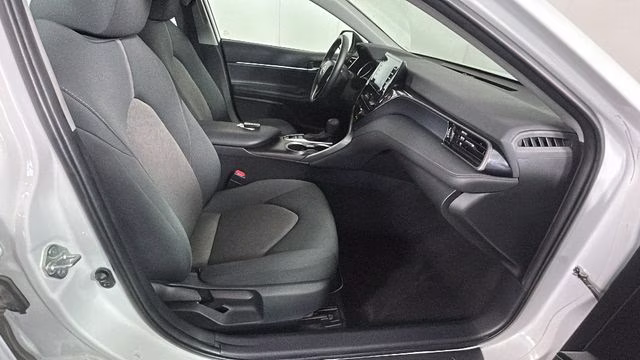 2022 White Toyota Camry Hybrid LE FWD Sedan