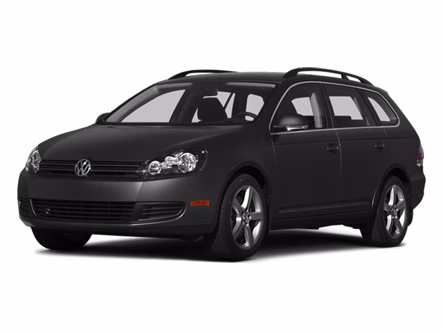 2014 Black Volkswagen Jetta SportWagen FWD Crossover