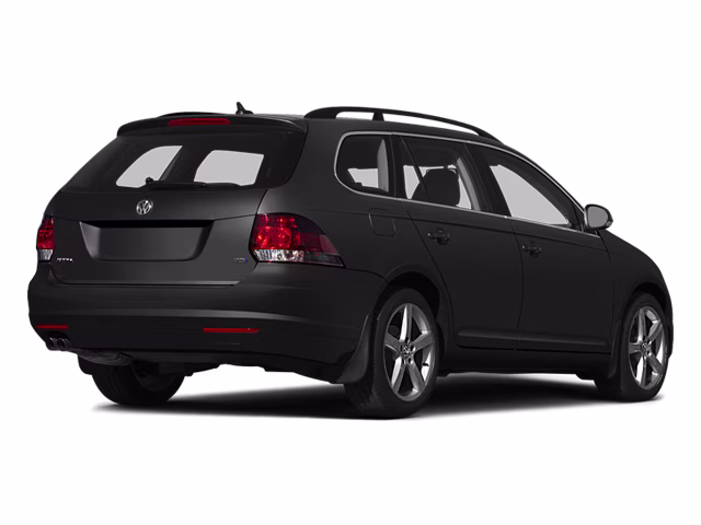 2014 Black Volkswagen Jetta SportWagen FWD Crossover