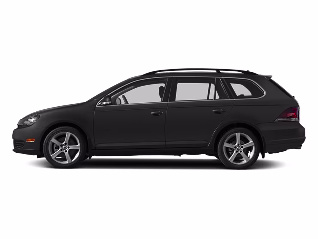 2014 Black Volkswagen Jetta SportWagen FWD Crossover
