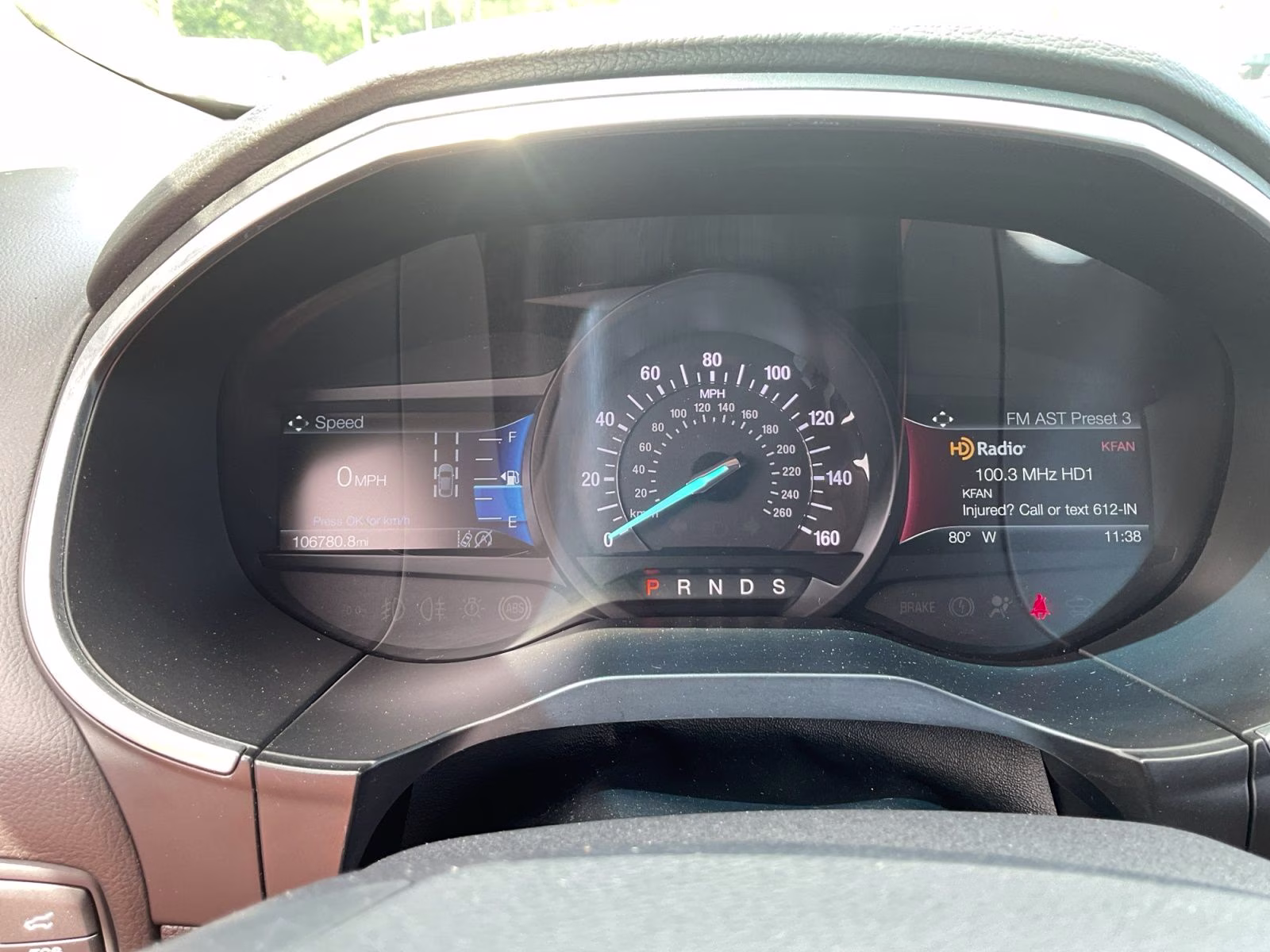 2019 Black Metallic Ford Edge Titanium AWD SUV
