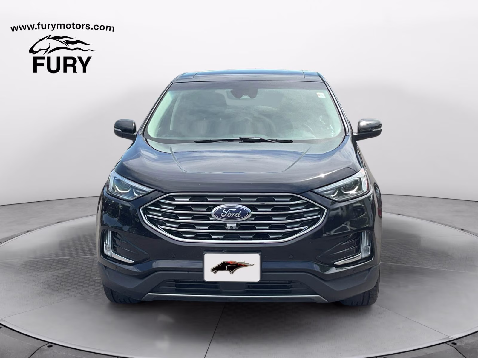 2019 Black Metallic Ford Edge Titanium AWD SUV