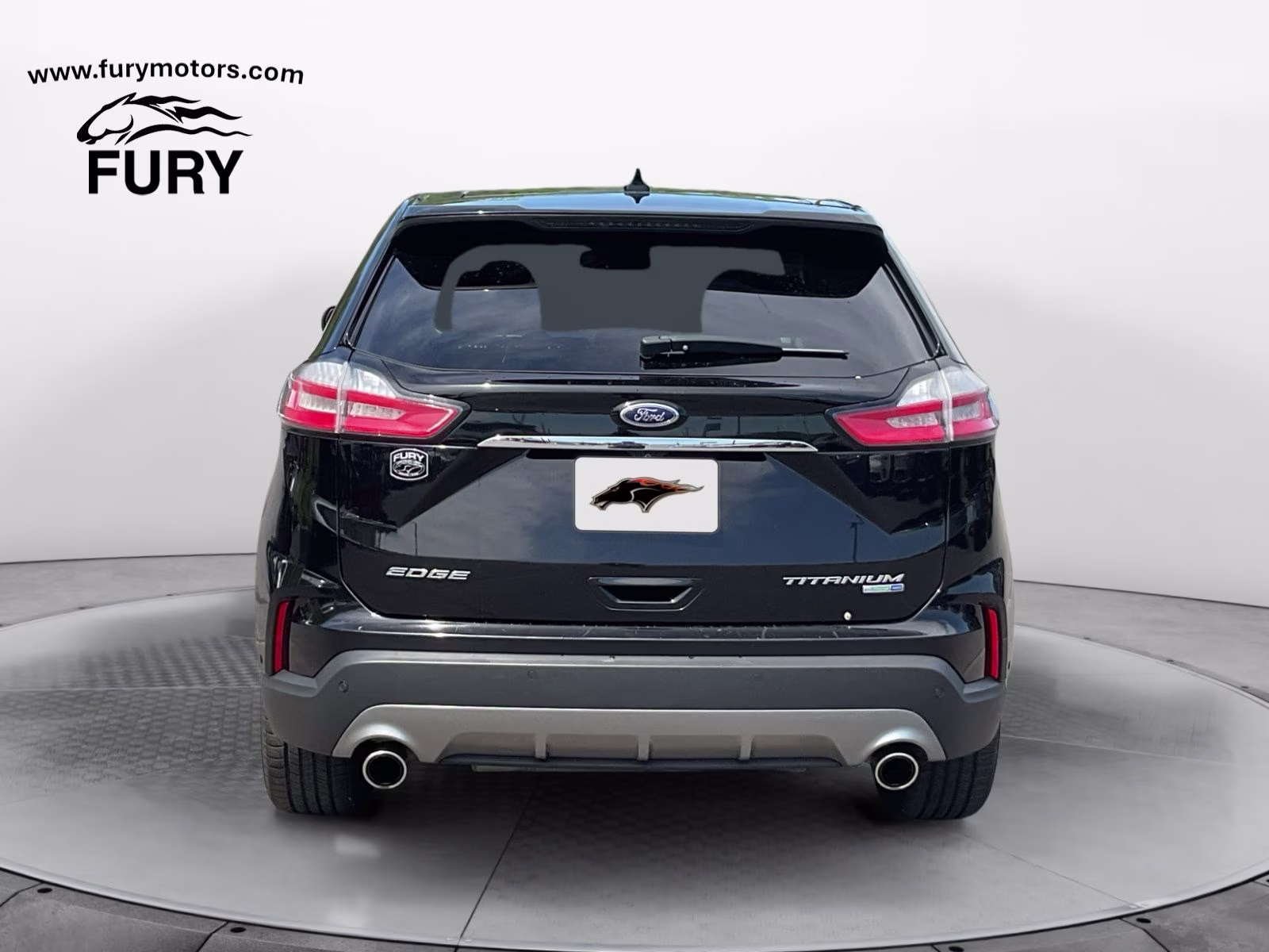2019 Black Metallic Ford Edge Titanium AWD SUV