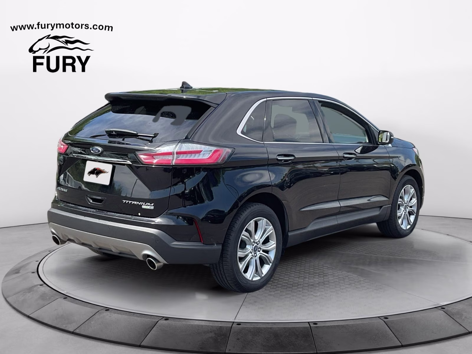 2019 Black Metallic Ford Edge Titanium AWD SUV