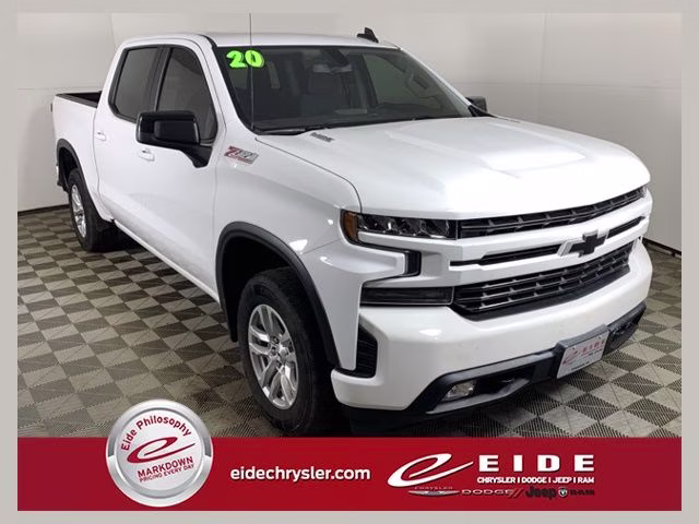 2020 Summit White Chevrolet Silverado 1500 RST 4X4 Truck