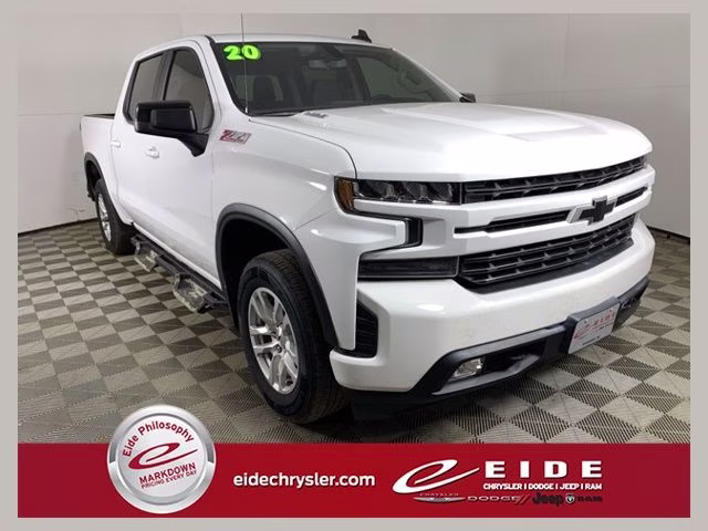 2020 Summit White Chevrolet Silverado 1500 RST 4X4 Truck