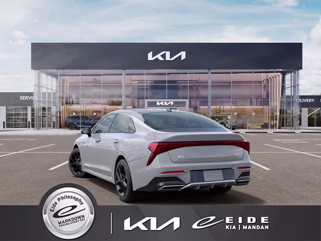 2026 Wolf Gray Kia K5 GT-Line AWD Sedan