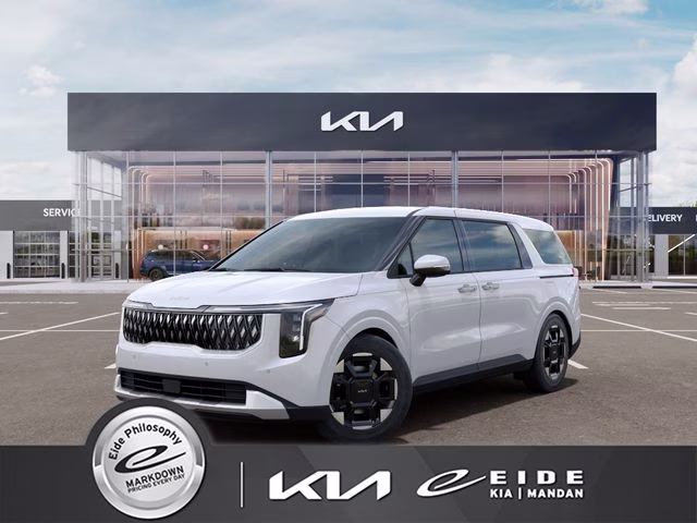 2026 Snow White Pearl Kia Carnival EX FWD Van