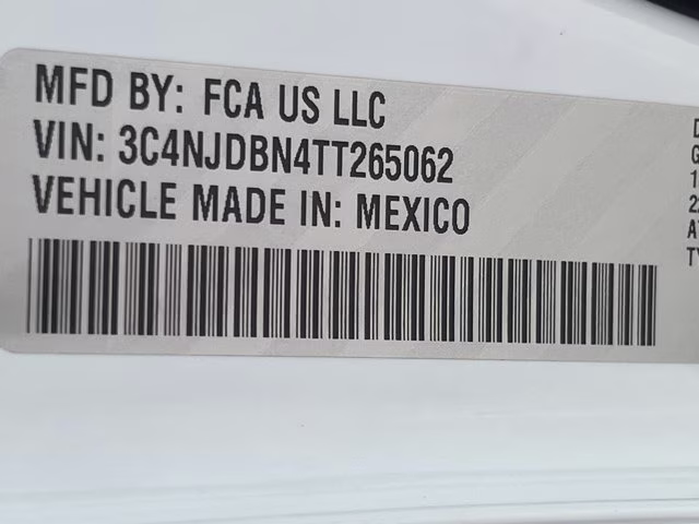 2026 Bright White Clearcoat Jeep Compass Latitude Altitude 4X4 SUV