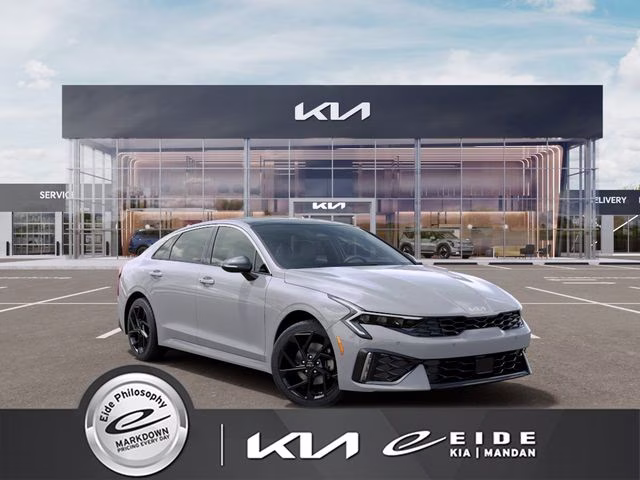2026 Wolf Gray Kia K5 GT-Line AWD Sedan