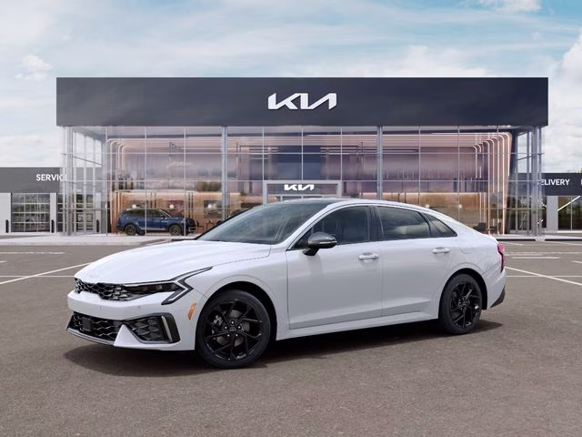 2026 White Kia K5 GT-Line Sedan