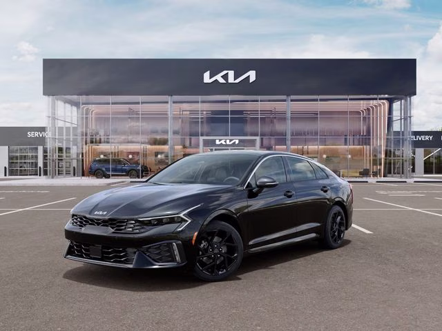 2026 Aurora Black Pearl Kia K5 GT-Line AWD Sedan