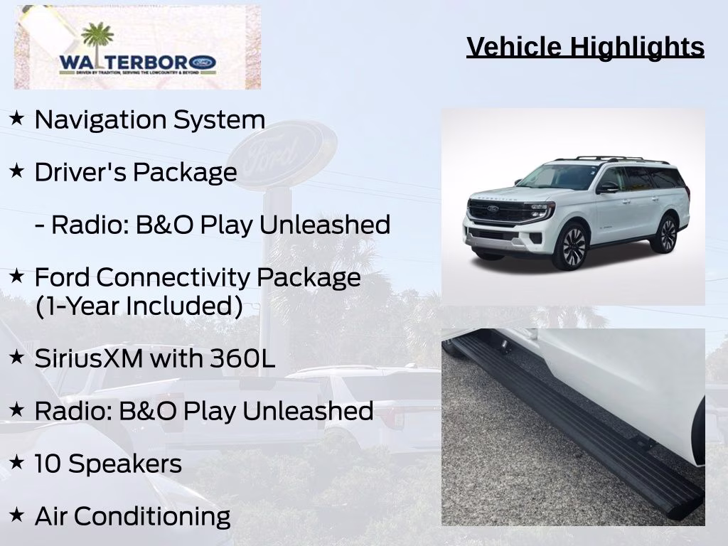 2026 Oxford White Ford Expedition Max Platinum 4X4 SUV