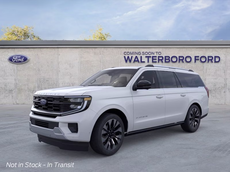 2026 Oxford White Ford Expedition Max Platinum 4X4 SUV