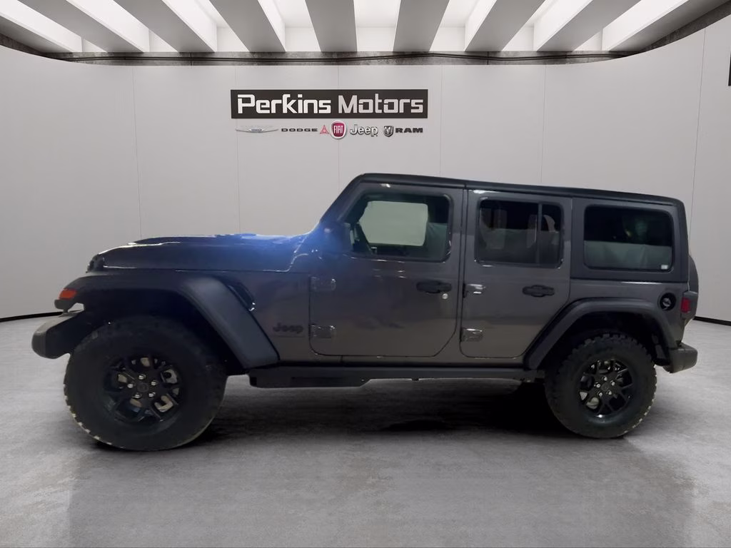 2026 Granite Crystal Metallic Clearcoat Jeep Wrangler Willys 4X4 SUV