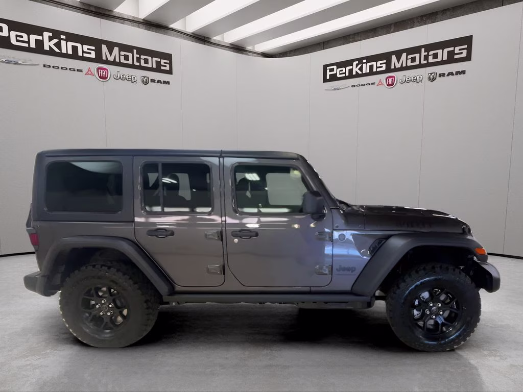 2026 Granite Crystal Metallic Clearcoat Jeep Wrangler Willys 4X4 SUV