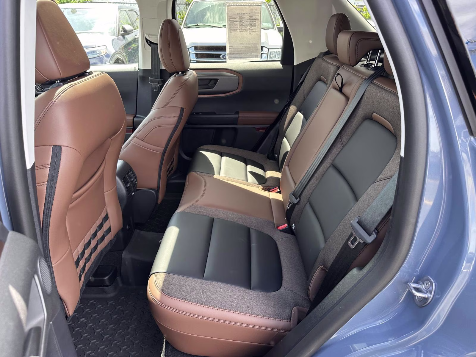 2025 Azure Gray Metallic Tri-Coat Ford Bronco Sport Outer Banks 4x4 4X4 SUV