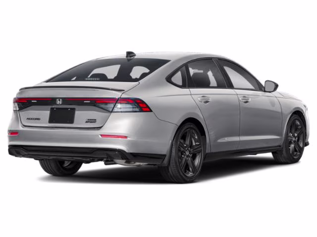 2026 Solar Silver Metallic Honda Accord Hybrid Sport-L FWD Sedan