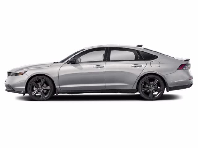 2026 Solar Silver Metallic Honda Accord Hybrid Sport-L FWD Sedan