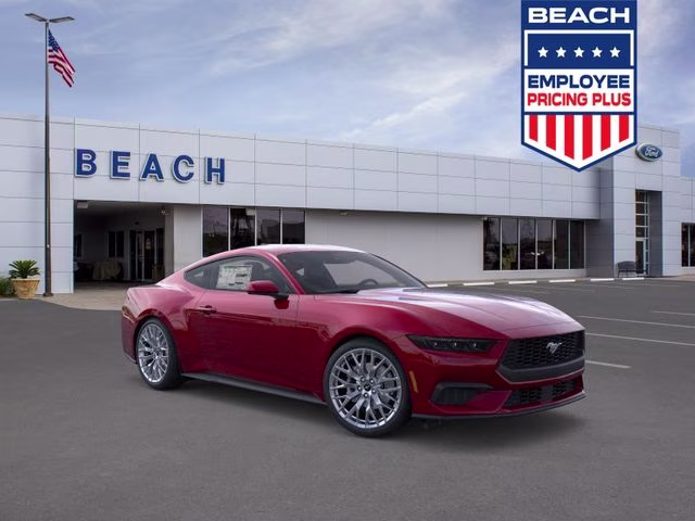 2026 Magenta Ford Mustang EcoBoost Premium RWD Coupe