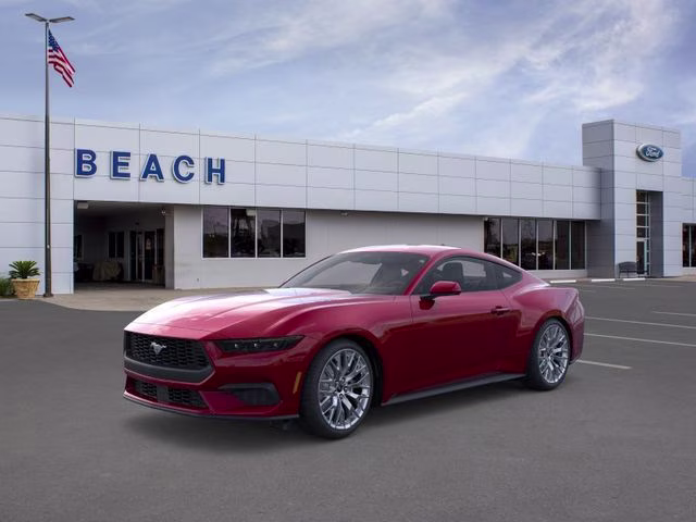 2026 Magenta Ford Mustang EcoBoost Premium RWD Coupe