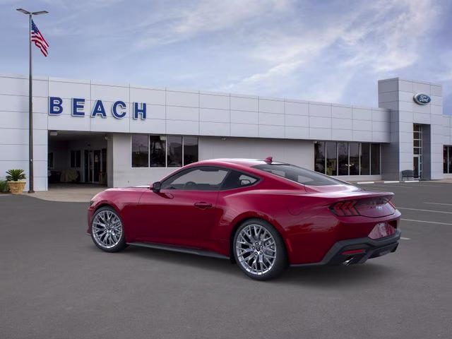 2026 Magenta Ford Mustang EcoBoost Premium RWD Coupe