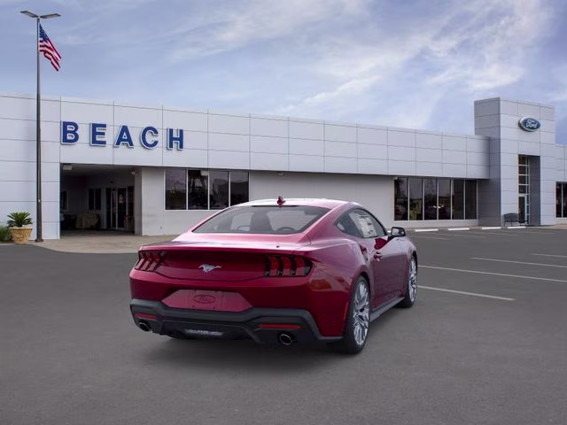 2026 Magenta Ford Mustang EcoBoost Premium RWD Coupe
