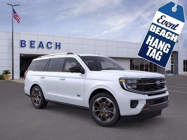 2026 Star White Metallic Tri-Coat Ford Expedition King Ranch 4X4 SUV