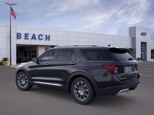 2026 Black Metallic Ford Explorer Platinum RWD SUV