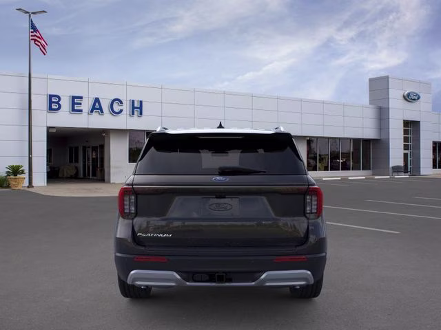 2026 Black Metallic Ford Explorer Platinum RWD SUV