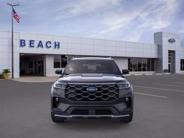 2026 Black Metallic Ford Explorer Platinum RWD SUV