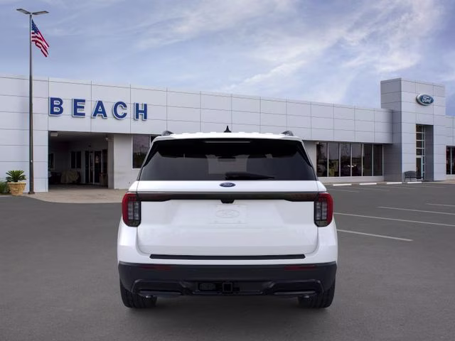 2026 White Metallic Ford Explorer ST-Line RWD SUV