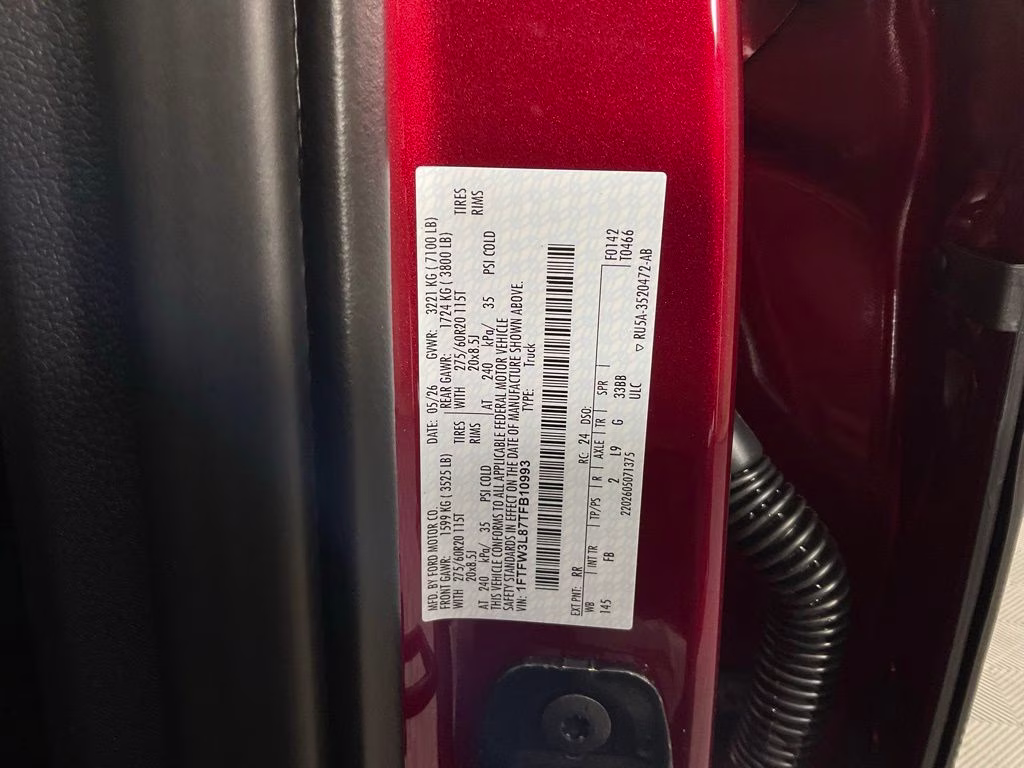 2026 Ruby Red Ford F-150 XLT 4X4 Truck