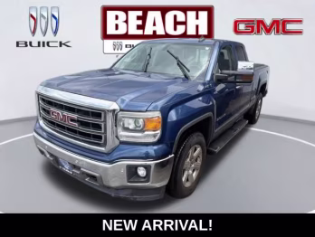 2015 Stone Blue Metallic GMC Sierra 1500 SLT 4X4 Truck