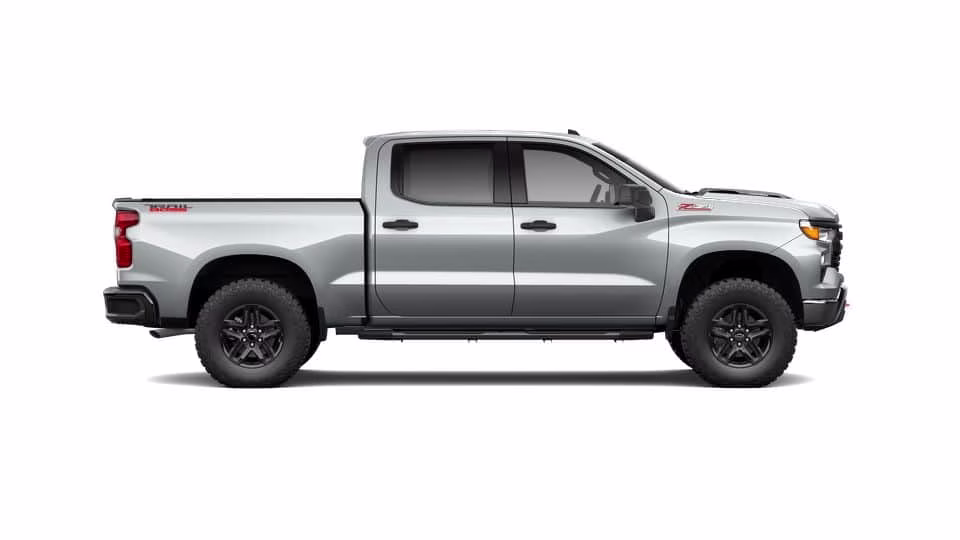 2026 Gray Chevrolet Silverado 1500 Custom Trail Boss 4X4 Truck