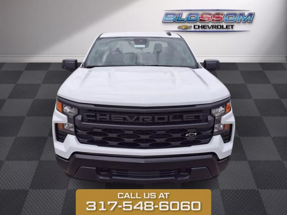 2026 Summit White Chevrolet Silverado 1500 WT 4X4 Truck