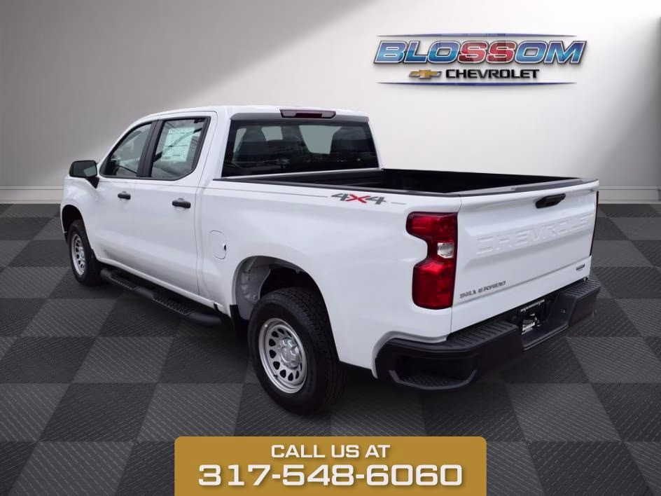 2026 Summit White Chevrolet Silverado 1500 WT 4X4 Truck