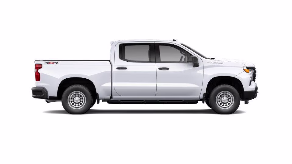 2026 White Chevrolet Silverado 1500 WT 4X4 Truck