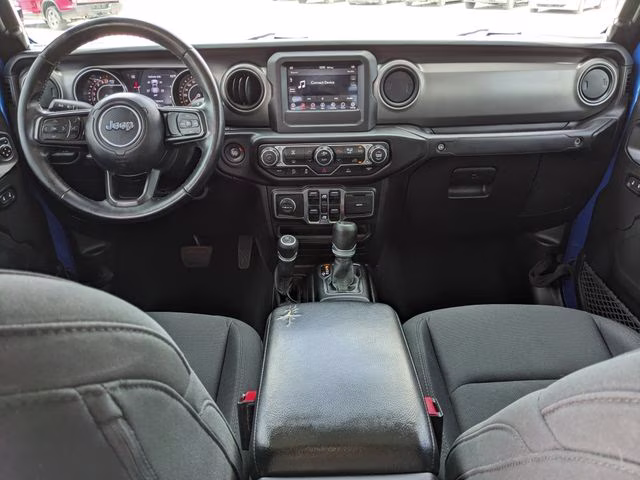 2021 Hydro Blue Pearlcoat Jeep Gladiator Sport 4X4 Truck