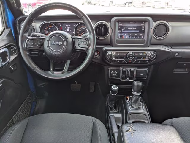 2021 Hydro Blue Pearlcoat Jeep Gladiator Sport 4X4 Truck