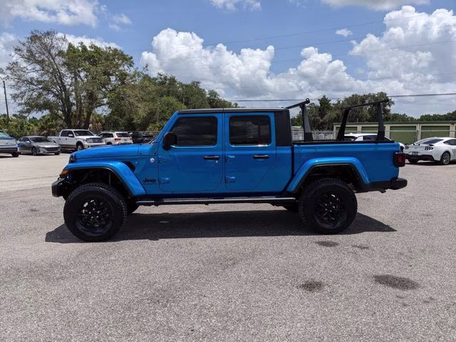 2021 Hydro Blue Pearlcoat Jeep Gladiator Sport 4X4 Truck