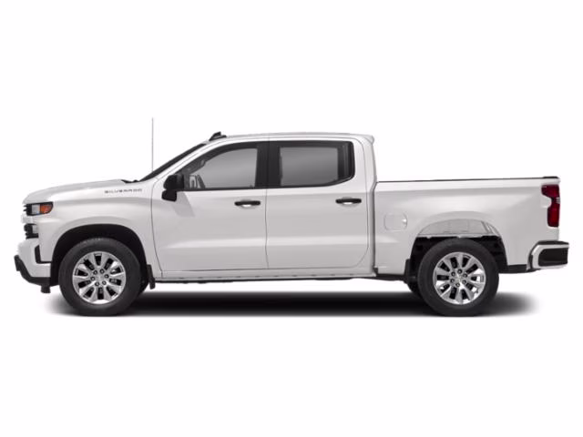 2020 White Chevrolet Silverado Custom 4X4 Truck